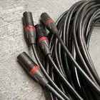 Lex 5 Pin Xlr Shield Data Cable 50 Ft   Lex Dmx-5p-50   Neutrik Lot Of 5