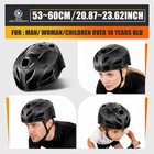 Lightweight Carbon Fiber Bicycle Helmet Mountain Bike Protect Mtb Cycling Safety