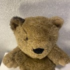 Vintage Gund Teddy Bear Brown Plush 11  Stuffed Animal 1983 Black Ear Rare