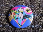 Vintage Batman Pin Dc Comics Collectible Robin Bat Signal Pinback Free Ship