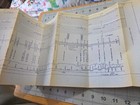 Vintage 1991 Mbta Fitchburg Main Line Blue Prints Commuter Rail Mass 