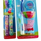Brush Buddies Peppa Pig 1 Rinse Cup 1 Toothbrush 1 Cap Set - 2 Toothbrushes