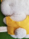 Vintage Rare 1976 Hello Kitty Sanrio 10  Plush Doll Yellow Bow Facing Front