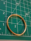 Vtg Antique Child Bracelet Victorian Rose Goldtone Engraved Pattern Unsigned  