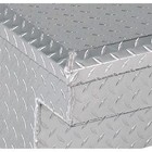 Jobox 59 In  Diamond Plate Aluminum Top Mount Truck Tool Box With Mounting Kit