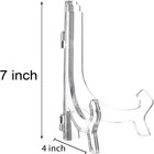 6 Pack 7 Inch Acrylic Easel Stand  Display Stand  Plate Holder For Display  P   