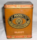 Antique 1926-1931  el Producto Cigar Tin  blunt Size 10c Advertising Tobacciana