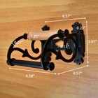 Toilet Paper Holder Victorian Black Aluminum Tissue Holder Renovators Supply