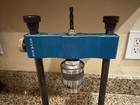 Rockler Drill Guide  Portable Drill Press Adapter For Hand Drill With Edge Guide