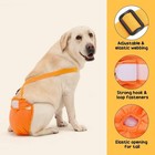 Washable Female Dog Diapers With Suspenders Reusable Puppy Heat Pants Leakproof