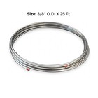 Stainless Steel Tubing Coil  Type 304 - 3 8  Od X 25 Ft   020 Wall