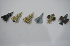 Kenner Kpt89 Micro Machines Mega Force Diecast Military Fighter Jet Lot Of 6  E8