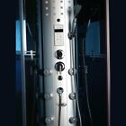 Freestanding Corner Steam Shower With Clear Glass