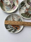 Vintage Geisha Japanese Or Chinese Decorative Porcelain Plates Set Of 3