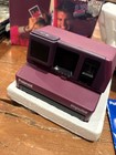 Vintage Polaroid Impulse Instant Film Camera - Purple Plum Uses 600 Film In Box