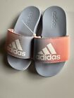 Adidas Adilette Comfort Kids Youth 10k Slides Sandals Shoes Pink Blue  35 00