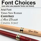Personalised Engraved Wood Ballpoint Pen Executive Twist Top 1mm Tip Office Gift