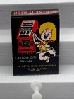 Vintage Carson City Nugget Casino Matchbook Nevada Struck No Matches Display