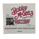Bobby Mcgee   s Conglomeration Restaurant   Nightclub Matchbook Printed Matches Ca