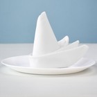 1-100 X White Poly Napkin Table Linen Dinner 100  Polyester Hotel Wedding Party