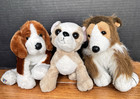 Lot 11 Webkinz Dogs Plush Toy No Codes - Collie German Shepherd Springer Spaniel