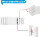 4 Pack White Led Exit Sign With Emergency Lights With Battery Backup Adjustab   