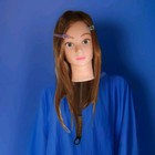 Mannequin Head Human Hair 22 -24  Female 100  Human Hair Mannequin Head Hair Sty