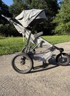 Baby Trend Single Jogger Stroller Gray 3-wheel Canopy Cup Holder   Basket