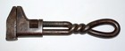 Old Antique  r  12   Acme Twisted Handle Adjustable Wrench Seymour 1883 Patent