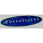 Vintage 1998 Queensryche Sticker Blue Prismatic Oval Band Logo 4 Inch Giant