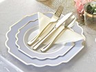 Occasions   640 Piece Set  80 Guests -heavyweight Wedding Party Disposable