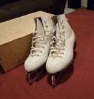 Riedell White Figure Skates - Girls Size 13