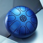 Rain Drum Titanium Steel Tongue Drum  5 Inches 8 Notes C-key Handpan Tank Drum