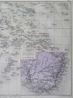 Oceania Australia New Zealand Indonesia Polynesia Hawaii 1902 Belin Map