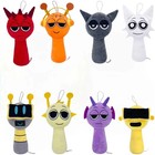 New Sprunki Game Plush Toys 9in Soft Stuffed Cartoon Pillow For Kids As Gift Usa