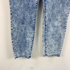 Nydj Women 8 Skinny Jeans Pants Denim Blue White Cotton Button Zipper 6996