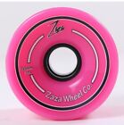 Hot Pink Longboard Skateboard Wheels   Bearings Big   Soft 76mm 78a