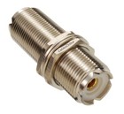 5-pack Uhf So239 Female To Uhf So239 Female Coaxial Bulkhead Inline Couplers