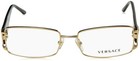 Versace Ve1163m Eyeglass Frames 1252-52 - Pale Gold