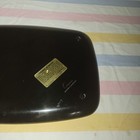 Vintage  Mid Century Couroc Black Enamel Tray With Owl Fast Shipping