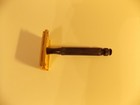 Vintage Gillette Brass Safety Razor Double Edge Never Used 