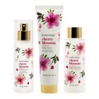 Cherry Blossom Body Care Gift Set 3 Piece Bath And Shower Gel Body Lotion Hand