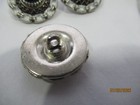 Chanel 3 Silver Color Cc Logo Metal Buttons 20mm Lot 3