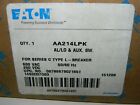 New Eaton Aa214lpk Combo Auxiliary   Alarm Switch For C Series L  M Hmcp Breaker