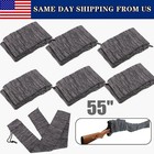9 Pcs Gray Gun Sock Cover Silicone Treated 54 Inch Protection Storage Sleeve