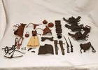 Vintage Marx Johnny West Accessories Mixed Lot Saddles Guns Outfits   More