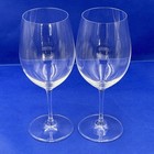 Set Of 2 - Riedel Vinum Bordeaux Crystal Wine Glasses     8 7 8  Tall     Lead-free