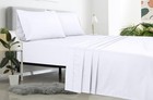 Queen Flat Sheet - Ultra Soft Brushed 1800 Microfiber Flat Sheets Only - Wrinkle
