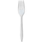 Bulk Disposable Plastic White Single Use Forks For Restaurants delis event party