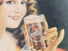 Vintage Falstaff Beer Serving Tray Mistress Page 1970 Reissue 16  Fair 